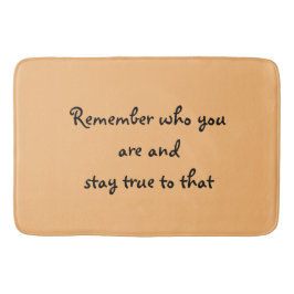 Wer du bist badematte