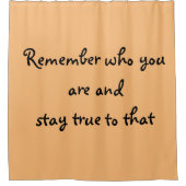 Wer du bist duschvorhang (Vorderseite)