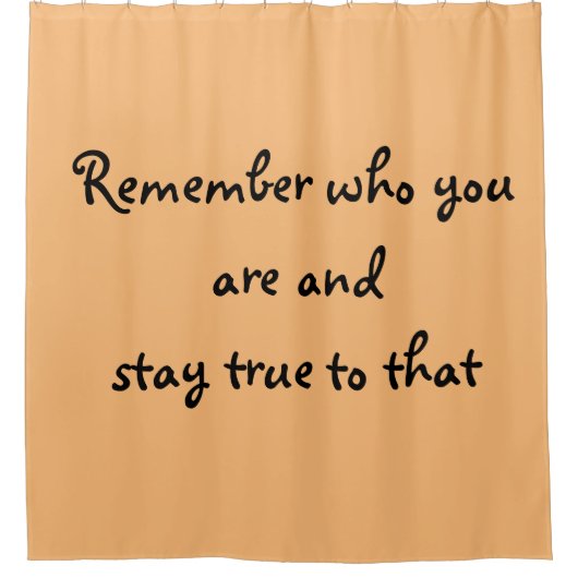 Wer du bist duschvorhang (Vorderseite)