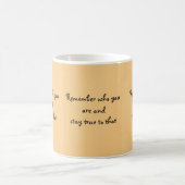 Wer du bist kaffeetasse (Mittel)