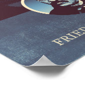 Wer ein Grund hat zu leben, kann fast jeden ertrag Poster (Ecke)