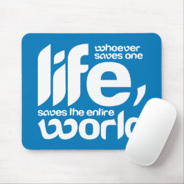 Wer ein Leben rette Mousepad