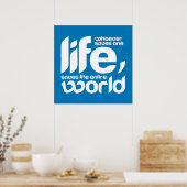 Wer ein Leben rette Poster (Küche)