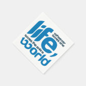 Wer ein Leben rette Serviette (Ecke)