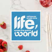 Wer ein Leben rette Serviette (Beispiel)