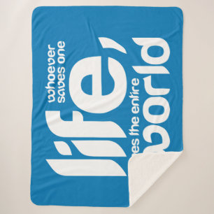 Wer ein Leben rette Sherpadecke