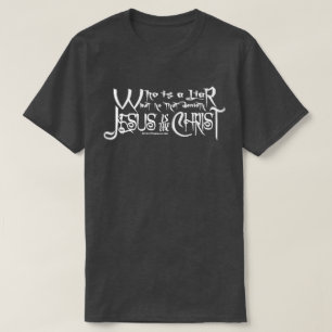 Wer ein Lügner ist (1 John-2:22 König James Bibl T-Shirt