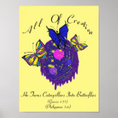 Wer eine gute Arbeit begonnen hat, wird sie beende Poster (Vorne)