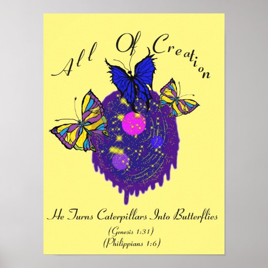 Wer eine gute Arbeit begonnen hat, wird sie beende Poster (Vorne)