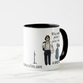 Wer eine Lieferwagen-Line-Tasse benötigt Tasse (VorderseiteRechts)