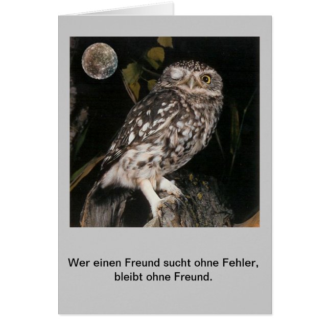 Wer einen Freund sucht...... (Vorne)