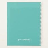 Wer einen Garten Pflanze, der Pflanze Glück hat Planer (Rückseite)