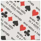 Wer einen Partner braucht, wenn alles, was man bra Stoff (Nahaufnahme)