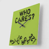 Wer fallende Zahl-Wanduhr sich interessiert Quadratische Wanduhr (Winkel)