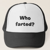 Wer farted? truckerkappe (Vorderseite)