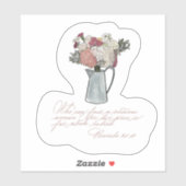 Wer findet eine tugendhafte Frau? Aufkleber (Blatt)