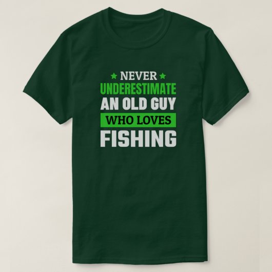 WER FISCHEN LIEBT T-Shirt (Design vorne)