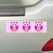 Wer? Frau Owl Cartoon Autoaufkleber (Auf Auto)