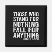 Wer für nichts steht, fällt Hami auf Magnet (Vorne)