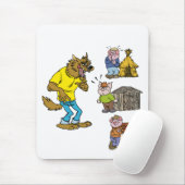 Wer fürchtet den Big Bully Wolf? Mousepad (Mit Mouse)