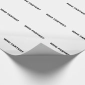 Wer furzte? geschenkpapier (Ecke)