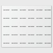 Wer furzte? geschenkpapier (Flach)