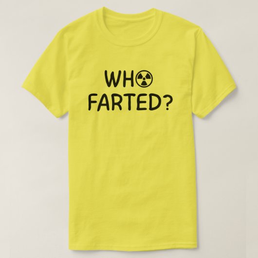 Wer furzte? T-Shirt (Design vorne)