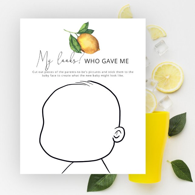 Wer gab mir mein Aussehen-Baby-Duschspiel? (Von Creator hochgeladen)