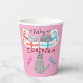 Wer geboren überrascht Baby Pappbecher (Vorderseite)