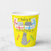 Wer geboren überrascht Baby Pappbecher (Vorderseite)