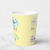 Wer geboren überrascht Baby Pappbecher (Links)