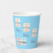 Wer geboren überrascht Baby Pappbecher (Rückseite)