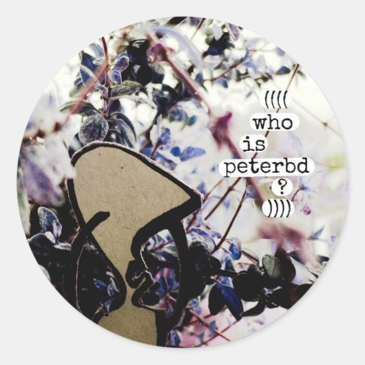 wer gefestigt ist runder aufkleber (Vorderseite)