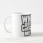 Wer 'gegangener Karo ich Kaffeetasse (Links)