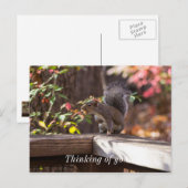 Wer geht da an dich denkend postkarte (Vorne/Hinten)