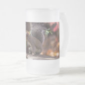 Wer geht dort Mattierte Tasse? Mattglas Bierglas (VorderseiteRechts)