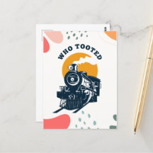 Wer getootet hat, Dampfzug und Eisenbahnlokomotive