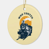 Wer getootet hat, Triebfahrzeugführer und Triebzug Keramik Ornament (Links)