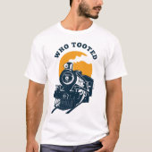 Wer getootet hat, Triebfahrzeugführer und Triebzug T-Shirt (Vorderseite)
