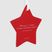 "Wer gibt ein F*ck About Christmas" Ornament (Vorderseite)