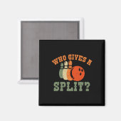 Wer gibt ein Split Bowling Team Bowler Magnet (Vorderseite/Rückseite)