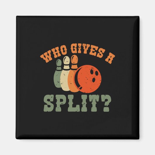Wer gibt ein Split Bowling Team Bowler Magnet (Vorne)