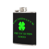 Wer Glück braucht Flachmann (Links)