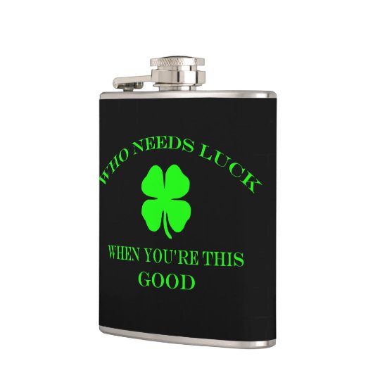 Wer Glück braucht Flachmann (Links)