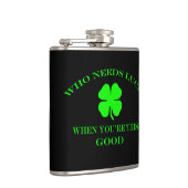 Wer Glück braucht Flachmann (Rechts)