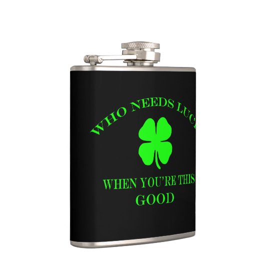 Wer Glück braucht Flachmann (Rechts)