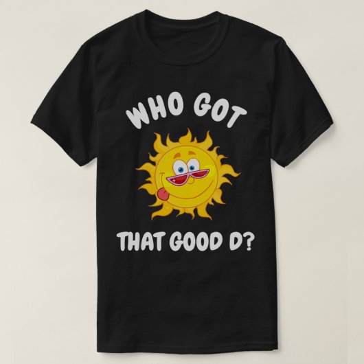 Wer Got, dass gut D glücklich Sun Vitamin Se Seual T-Shirt (Design vorne)