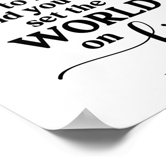 Wer Gott will, dass du religiös bist Poster (Ecke)