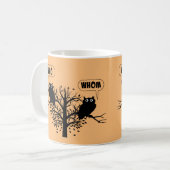 Wer Grammar Owls English Style Spaß Kaffeetasse (Vorderseite Links)