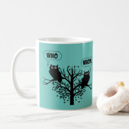 Wer Grammar Owls English Style Spaß Kaffeetasse